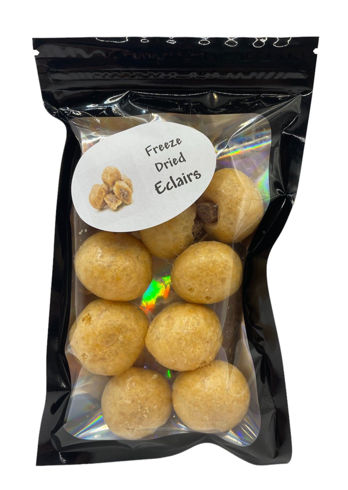 Freeze Dried Pascal Chocolate Eclairs