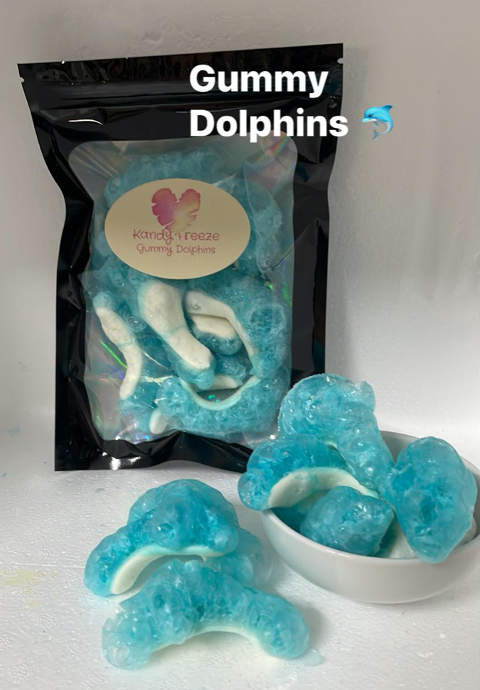 Freeze Dried Gummy Dolphins