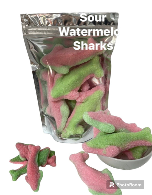 Freeze Dried Trolli Sour Watermelon Sharks