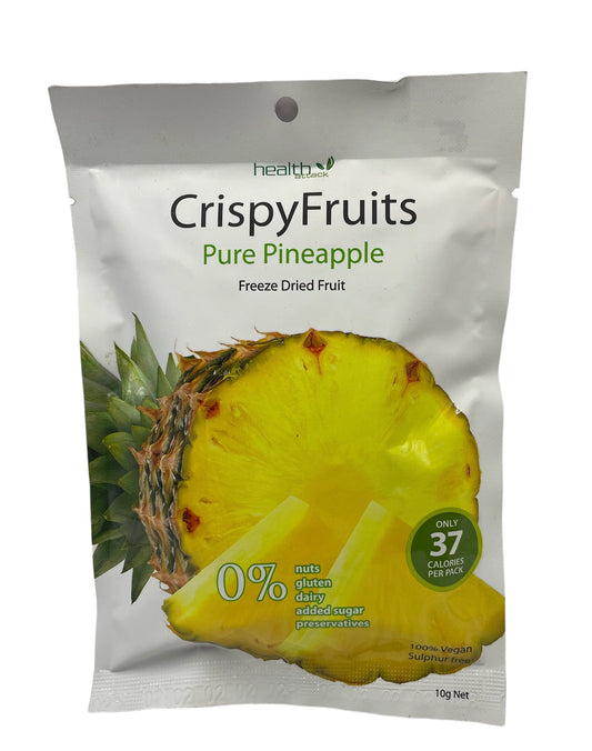 Freeze Dried Pure Pineapple 10 grams, snack on the run pack