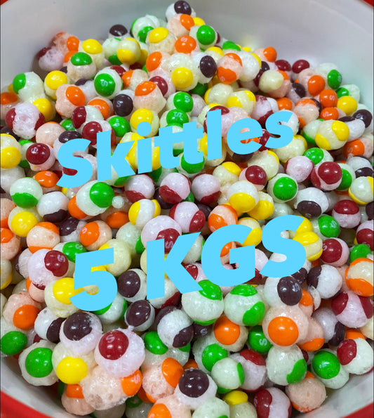 Freeze Dried skittles 5kgs BULK BUY