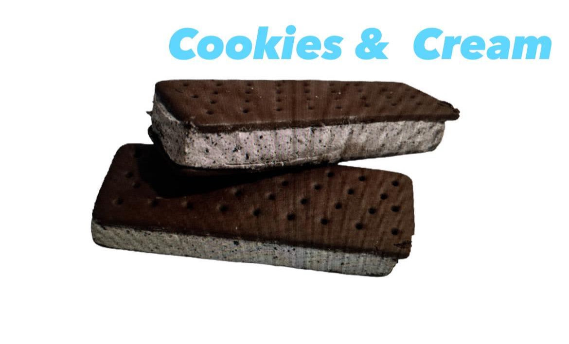 Freeze Dried Cookies & Cream Ice Cream Sandwich