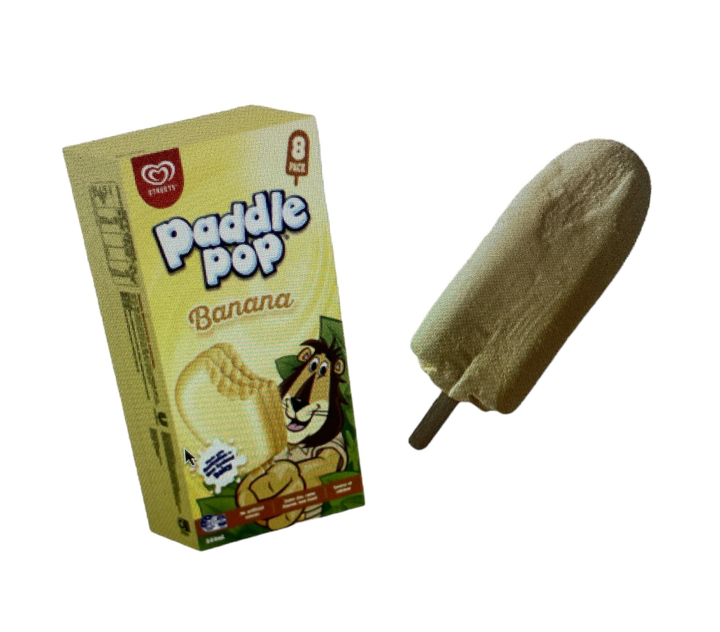 Freeze Dried Banana Paddle Pop