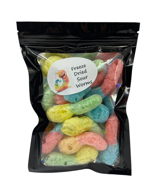 Freeze Dried Sour Worms