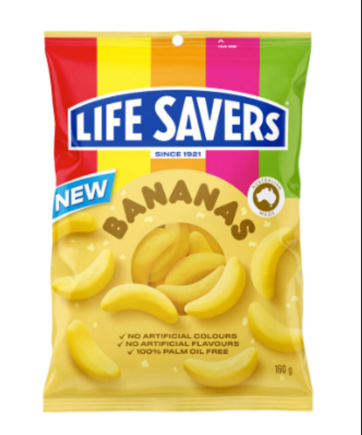 Freeze Dried Livesavers Bananas