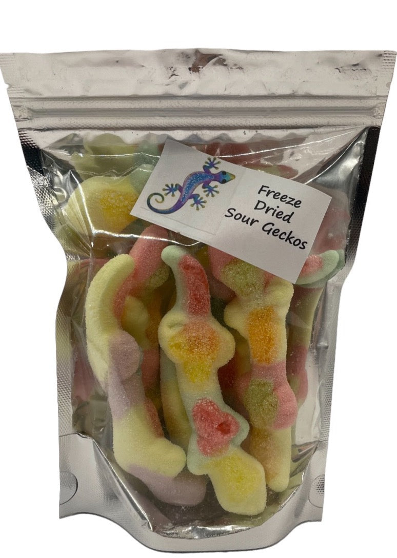 Freeze Dried Trolli Sour Geckos.