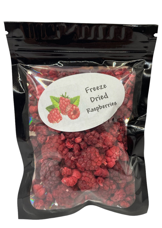 Freeze Dried Raspberries.