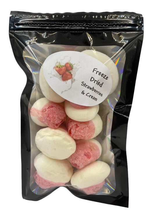 Freeze Dried Allens Strawberries & Cream