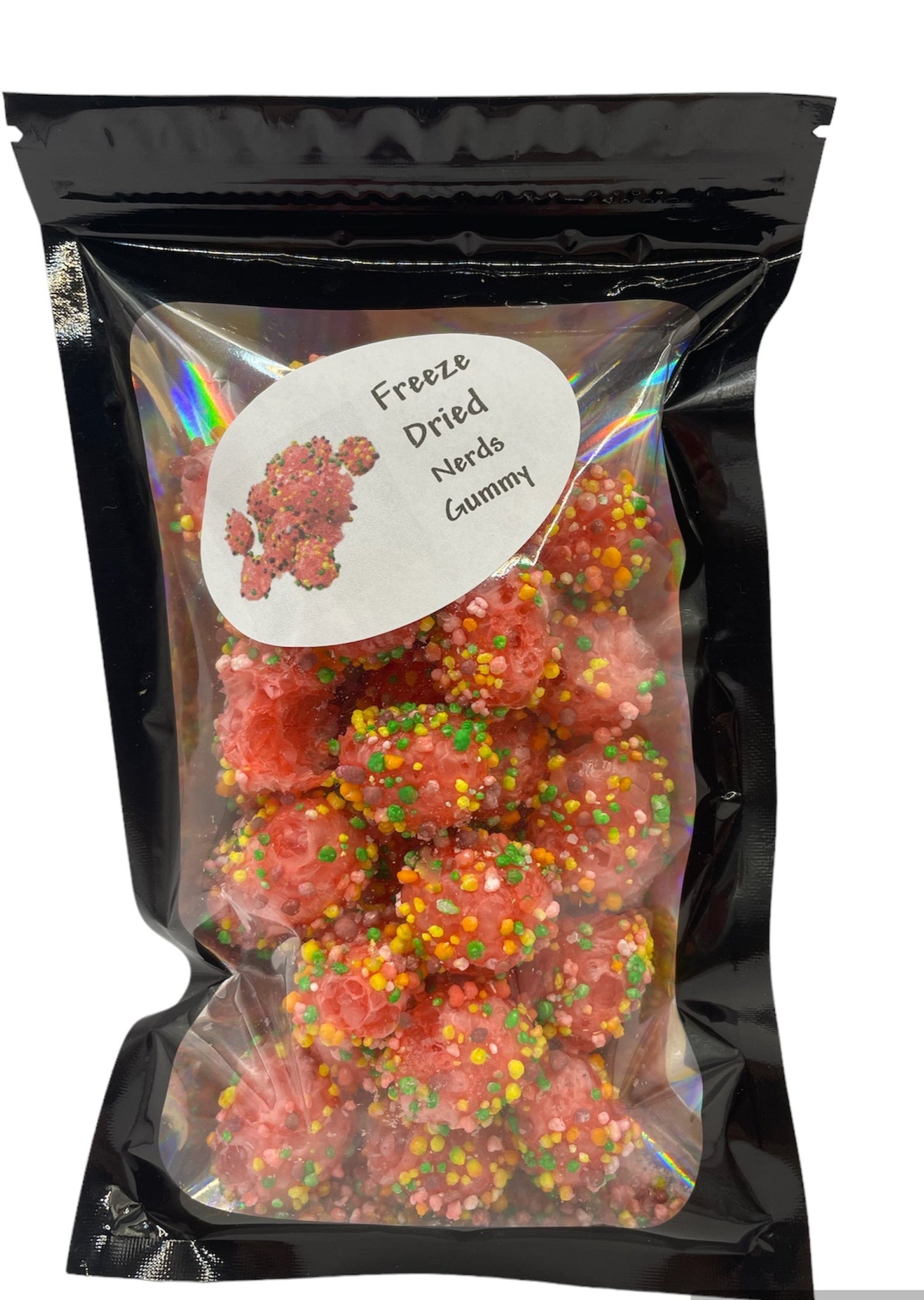 Freeze Dried Nerds Gummy Clusters Rainbow Tangy & Crunchy