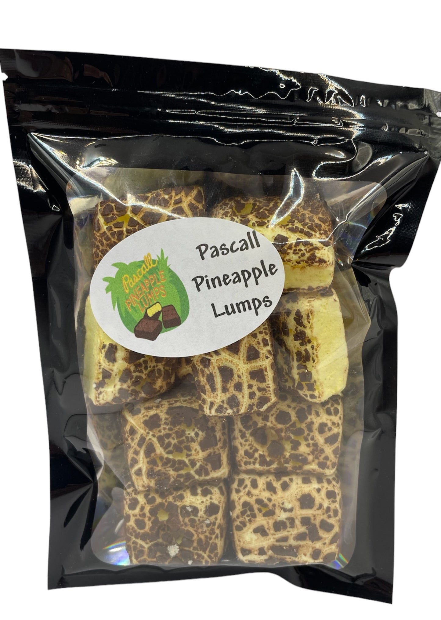 Freeze Dried Pascall Pineapple Lumps Chocolate Candy