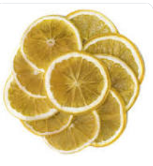 Dehydrated Citrus cocktail enhancers  Lemon