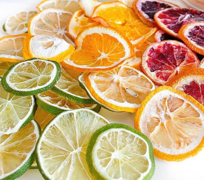 Dehydrated Citrus cocktail enhancers Citrus Mix Orange Lime Lemon Pack